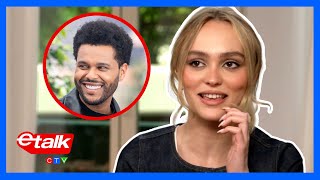 LilyRose Depp says The Weeknd ‘really had my back’ filming ‘The Idol’  Etalk Interview [upl. by Bess]