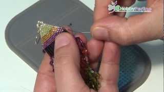 Cascata Swarovski  TUTORIAL  HobbyPerlinecom [upl. by Notsae]