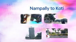 Nampally to Koti🛵🛵🛵🛵🛵🛵🛵 [upl. by Kcid646]