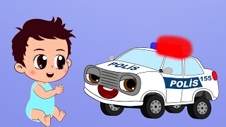 3 Şarkı Bir Arada🚔🏚️🪥Eğitici ve Eğlenceli Bebek ve Çocuk Şarkıları🎵Çizgi Film👶Aliş ile Zeliş🎈 [upl. by Malone]