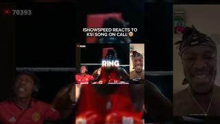 ISHOWSPEED REACTS TO KSI SONG ON CALL 🤯 clips ishowspeed [upl. by Munsey]