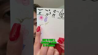 How to Paint a Magnolia Flower in 19 Sec Tutorial🌼shorts art flowers summer shortsartpainting [upl. by Idnib]