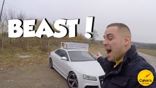 Audi RS5 Review  Done In 60 SECONDS V8 [upl. by Anaitak]