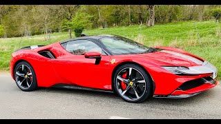 Ferrari SF90 review Is this 1000hp Ferrari PHEV the future for all sportscars [upl. by Cob496]