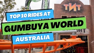 Top 10 BEST Rides at Gumbuya World 2023  Victoria Australia [upl. by Ahsiekat]