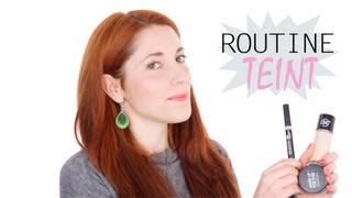 ROUTINE MAKEUP AVEC LE FOND DE TEINT COLORSTAY DE REVLON [upl. by Ellekcim]