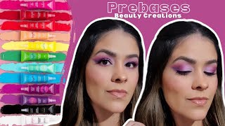 MAQUILLAJE CON PREBASE CON COLOR DE BEAUTY CREATIONS [upl. by Allesor175]