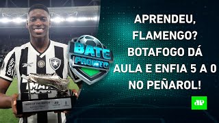 APRENDEU FLAMENGO Botafogo DÁ AULA e TRUCIDA o Peñarol na SEMIFINAL da Libertadores  BATEPRONTO [upl. by Tiebold]