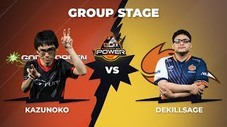 Kazunoko vs dekillsage  Group Stage Pool B  Summit of Power [upl. by Fisken]