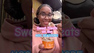 Trying Venchi Chocolate Bar on the MSC Seashore travelcreator travelfoodie cruiselife msccruise [upl. by Noskcaj]