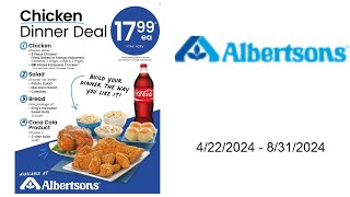 Albertsons Weekly Ad US  04222024  08312024 [upl. by Isyed457]