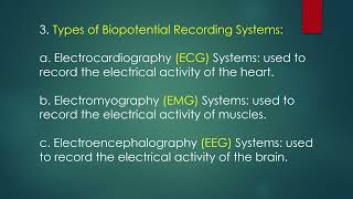 Introduction to Biopotential Recording systems Part 1 [upl. by Cheston29]