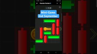 Hamster Kombat MiniGame 2nd September hamsterkombat minigame [upl. by Oliver]