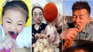 Octopus Challenge Amazing China Octopus Mukbang Eating ShowEnjoyable [upl. by Helmer]