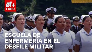 Escuela de Enfermería Naval participa en Desfile de Independencia 2024 [upl. by Ynettirb581]