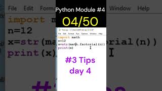 Find factorial using math module in python by codes war day4 [upl. by Emmi]