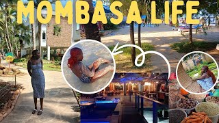 Mombasa Vacation Vlog Sarova Whitesands  Toscana Beaches  Yummy Food [upl. by Yoral778]