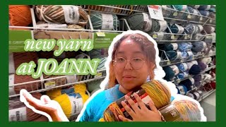 NEW yarn at Joann  mini yarn haul  All The Love By Crystal [upl. by Duaner636]