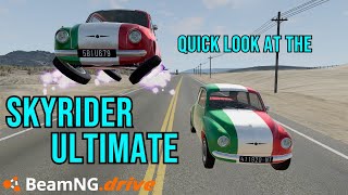 Quick look at the Skyrider Ultimate Mod Hovercars  BeamNGdrive [upl. by Pavlov]