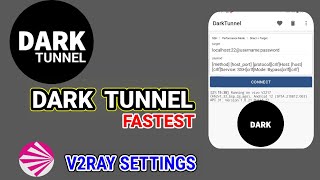 How to setup dark tunnel vpn V2ray config settings for fast internet [upl. by Vod740]