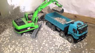 RC Bruder Bagger Hydraulik Leimbach [upl. by Chao946]