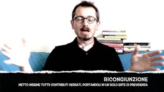 Ricongiunzione mettere in ordine i contributi versati [upl. by Booma]