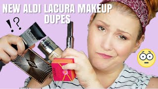 Testing New Aldi Lacura Dupe Makeup  Review amp Demo [upl. by Ki815]