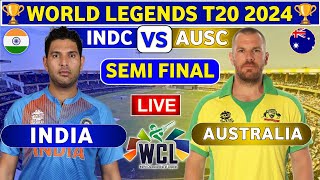 Australia Champions vs India Champions 2nd Semi Final  AUSC vs INDC Live Score amp Commentary [upl. by Akehsal]