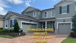 PENSACOLA Model 390990  Clermont FL Waterbrooke by Mattamy Homes [upl. by Xonnel]