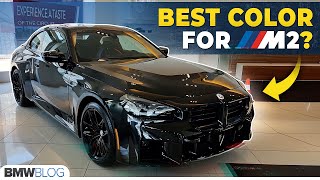 2023 BMW M2 in Black Sapphire  Quick Review [upl. by Lezah]