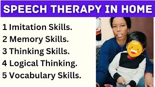 Speech Therapy imitation Skills Activities  Autism Speech Therapy Activities  Goldi Mummy [upl. by Stout]