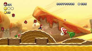 Layer Cake Desert Blooming Lakitus All Star Coins New Super Mario Bros U Deluxe [upl. by Niki691]