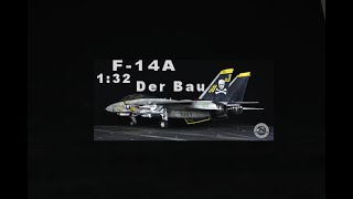 F14A Tomcat Trumpeter 132 Airbrush Lackierung [upl. by Encratis754]