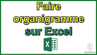 Comment faire organigramme sur Excel [upl. by Callum918]