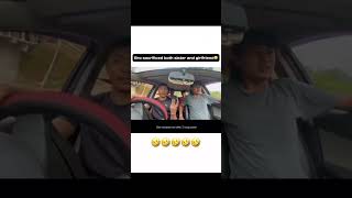 Bro is crazy🤣 fannyvideo crazy meme comedy funny car [upl. by Peppi]