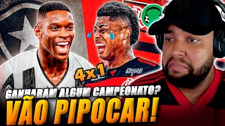 FLAMENGUISTA REAGINDO ♫ 4x1  FLAMENGO É HUMILHADO PELO BOTAFOGO  Paródia Só Fé  Grelo React [upl. by Alyakcim]