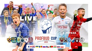 LIVE  U11  X Turniej PROFBUD CUP 2023  niedz 03122023  faza pucharowa  studio  ceremonia [upl. by Gnouh333]