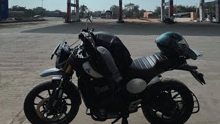 Scrambler 400 x  Raw Video  NH 44  Triumph [upl. by Saerdna]