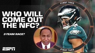 Is the NFC a 2team race 🤔 Stephen A thinks its down to the EAGLES amp LIONS  First Take [upl. by Aeli903]