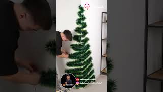 ÁRVORE 🌲 DE NATAL NA PAREDE 🤔 [upl. by Yelreveb]