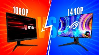 1080p Vs 1440p Gaming  Which Resolution is Better in 2024 [upl. by Nylorac]