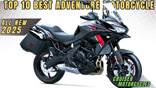 Top 10 Best New Adventure Motorcycle for 2025 [upl. by Mchenry]