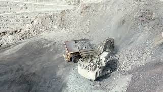 Drone footage of Jwaneng mine in Botswana  the richest diamond mine in the world [upl. by Naujad260]