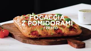 Foccacia z pomidorami i pesto  Przepis Kenwood Go [upl. by Aicnerolf]