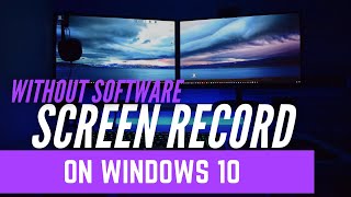 Screen Recording without Software windows 10  Screen Recorder Windows 10 Xbox Game Bar Malayalam [upl. by Randolf]