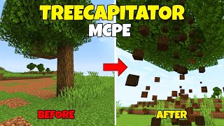 Download Treecapitator Addon For Minecraft Pe  Treecapitator Mod For 120 Minecraft Bedrock [upl. by Alicec]