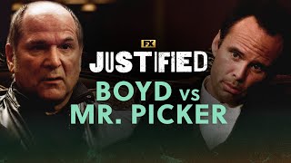 Boyd Kills Mr Picker  Scene  Justified  FX [upl. by Ver]