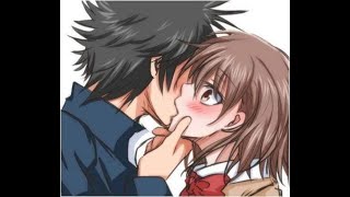 Touma Kamijou x Mikoto Misaka Kiss A Few of My Most Favorite Fan Arts by Fellow Artists [upl. by Nolyar]