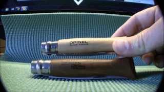 Opinel Knife Handle Mod [upl. by Eillib201]