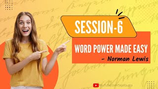 Word Power Made Easy l Session 6 l Easy Vocabulary [upl. by Donoho223]